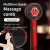 Electric Vibration Massage Comb Red Blue Light Therapy Hair Growth Massage Scalp Brush Oil Liquid Applicator Head Massager